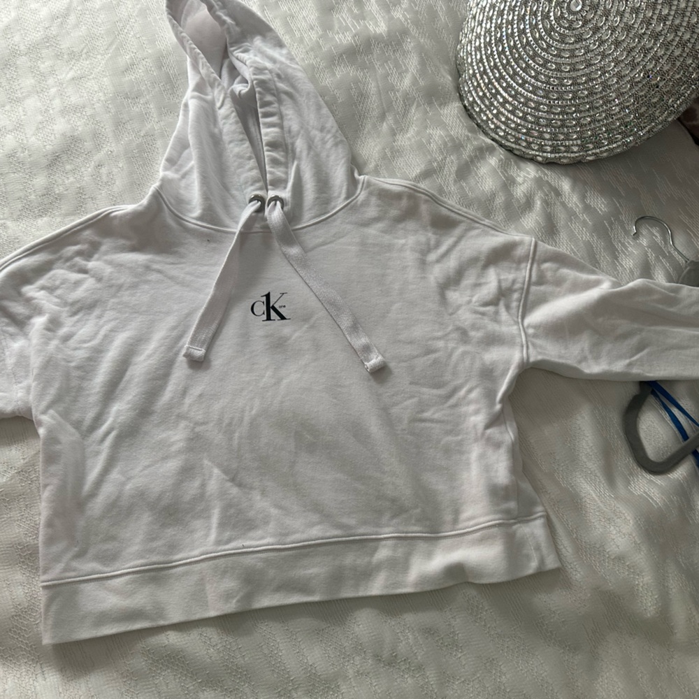 Calvin cropped hoodie